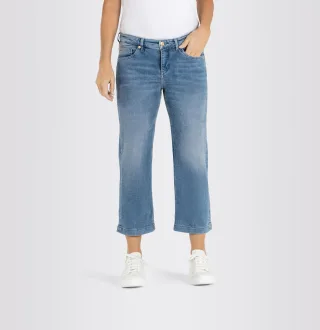 MAC - MAC JEANS - RICH CULOTTE, Light authentic denim blau - Gr. - 46
