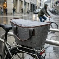 racktime Fahrradkorb Racktime Einkaufskorb Einkaufstasche Agnetha grau 37x25,5x34 cm