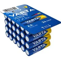 VARTA Varta AA Mignon Batterien: 10J lagerbar & Longlife Power Batterie, (24 St), für Fernbedienungen, Lampen & Spielzeug