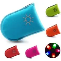 ELANOX LED Blinklicht LED Clip wiederaufladbar USB für mehr Sichtbarkeit Sicherheit