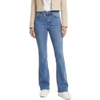 dy_mode Schlagjeans Damen Schlagjeans High Waist Trendige Schlaghose Flared Jeans High Waist, im Flare-Cut