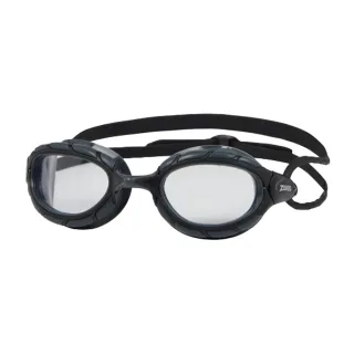 Zoggs - "Predator" Schwimmbrille für Herren/Damen Unisex (Schwarz/Transparent)