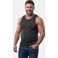 Men Plus T-Shirt Tanktop Basic Rundhals