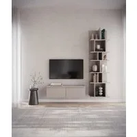 Selsey TV-Schrank BEMMI Hängendes TV-Möbel mit Klappenfächern, 4 Breiten, matt, minimalistisch