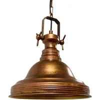 Bamyum Pendelleuchte Bamyum Pendelleuchte Ulmete Handgemalte Deckenlampe Ø30 cm Metall Lamp, ohne Leuchtmittel
