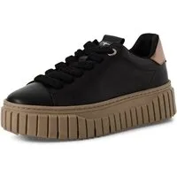 Tamaris Plateausneaker Freizeitschuh, Halbschuh, Schnürschuh mit Eye-Catcher Plateau
