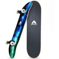 Apollo Skateboard Skateboard Kinder und Erwachsene Wood Board, Kinder Skateboard ab 6 Jahre