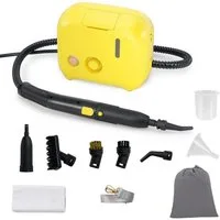 COSTWAY Dampfreiniger, 1500 W, 3 bar, bis 180℃, Handgerät mit 10 Teilen