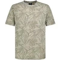SUBLEVEL T-Shirt Floral Jersey Regular Fit Rundhalsausschnitt Kurzarm (1-tlg) H16182M22574_S/S Shirts