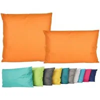 JACK Dekokissen 2er Set Outdoor Lounge Deko Kissen Set 45x45cm + 30x50cm Inkl. Füllung, mit Lotus-Effekt, Robust, Strapazierfähig, für Innen & Außen geeignet