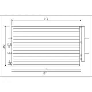 Valeo Klimakondensator Ford Tourneo V362 Transit V362