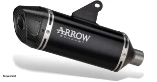 Sport Auspuff Arrow Indy Race BLACK Ducati Desert X  890 V2 Bj. 2026 EURO5+ / ABE /eintragungsfrei