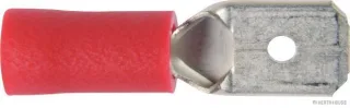 HERTH&BUSS Quetschverbinder 0,8 mm, DIN 46245 Flachstecker rot - 50252520066