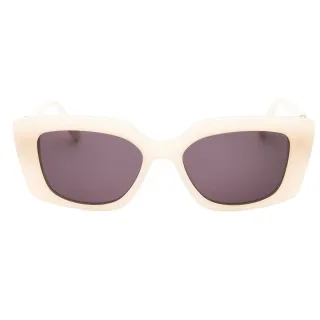 Karl Lagerfeld Milchweiße Sonnenbrille