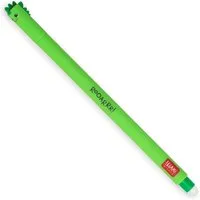 Legami Gelschreiber Löschbarer Gelstift Dino - Grün - 0,7 mm Schreibstärke, thermosensitive Tinte, löschbar per Kunststoffkugel