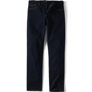 Stretch-Denim Jeans, Slim Fit, Herren, size: regular, Blau, Baumwoll-Mischung, by Lands' End