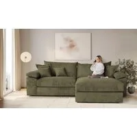 OTTO home Ecksofa Soft&Cosy XXL L-Form, B: 303 cm - OTTO. Verlässliche Qualität., Mega-Sofa, Cord oder Chenille-Struktur, mit Federkern & 4 Zierkissen