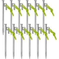 Moritz Zelthering Zelthering 12 Stk. 20 cm mit P-Haken, (12-St)