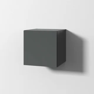 Sanipa Cubes Regalmodul mit 1 Tür, Anthrazit-Matt, CU12022 CU12022