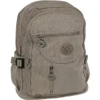 BAG STREET Freizeitrucksack Bag Street unisex Jugend Sporttasche, Damen, Jugend Cityrucksack, Freizeitrucksack Nylon, stone, braun 38cm