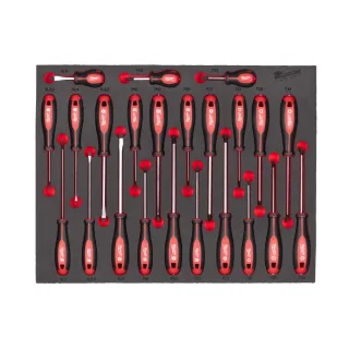 Milwaukee - Tri-Lobe Schraubendreher Einlage, 23-teiliges Set - 4932479830