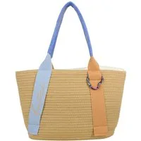 Fritzi aus Preußen Henkeltasche Happy Summer Shopper, mit Reißverschluss und Herz-Karabiner
