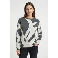 Rabe Strickpullover mit grafischem Muster