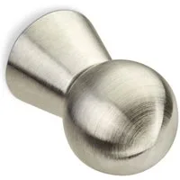 SO-TECH® Möbelknopf EK10 Ø 15 - 30 mm Edelstahl gebürstet, Edelstahl gebürstet Knopf Knauf incl. Schrauben