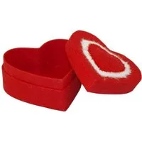 Deko AS Geschenkbox Geschenkbox "Herz" - 1 Set mit 3 Stück - L 96109