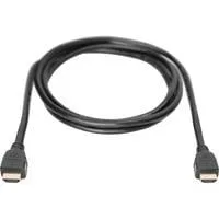 HDMI Ultra High Speed Anschlusskabel, mit Ethernet, UHD 8K schwarz, 1 Meter