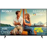 Sony K-50S3 DLED-Fernseher (126 cm/50 Zoll, 4K Ultra HD, Smart-TV, Google TV, X-Balanced Speaker, Dolby Vision/Atmos, IMAX, Google/Apple Cast, Game)
