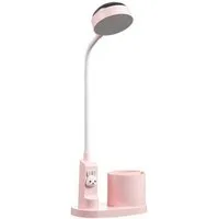 Ophy LED Schreibtischlampe 2-in-1 LED Schreibtischlampe mit Stifthalter – dimmbar, Farbwechsel, verstellbar, mit Projektion – mehrere Helligkeiten