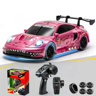4DRC H6 RTR 1/43 2.4G 4WD Mini Drift RC Car with Gyro Full Proportional Remote Control Race LED Light High-Speed Motor O