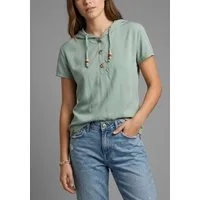 KangaROOS Shirtbluse figurumspielendes Blusentop, mit angeschnittenen Ärmeln