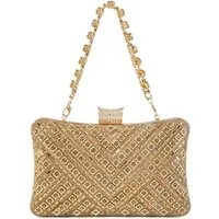 nsihing Clutch Kettentasche, Clutch Damen, Glitzernde Kleine Abendhandtasche, Elegante Tasche Schultertasche für Hochzeit, Party und Ball