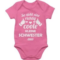 Shirtracer Shirtbody So sieht eine richtig coole kleine Schwester aus Kleine Schwester