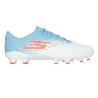 Skechers - Fußballschuhe mit festem Boden für Herren/Damen Unisex (Weiß/Blau)