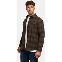 Indicode Langarmhemd Herren INBakula Langarmhemd im Karo-Design Lässiges Langarmhemd im karierten Design mit Brusttaschen