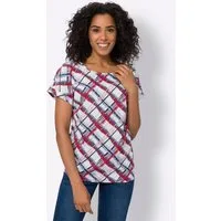 Sieh an! Klassische Bluse Schlupfbluse Kurzarm