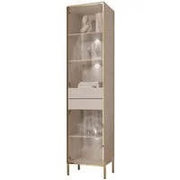 Lookway Glasvitrine AURORA KASZMIR mit LED-Beleuchtung