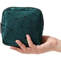 Montegoni Aufbewahrungstasche Damenbinde Aufbewahrungstasche Tampon Periode Tasche Veranstalter (1 X Damenbinde Aufbewahrungstasche, Mini Make-up Geldbörse Halter), Mini Make-up Geldbörse Halter, Slipeinlagen,für Mädchen Reisen