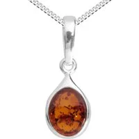 OSTSEE-SCHMUCK Kette mit Anhänger Ostsee-Schmuck Kette mit Anhänger Canissa (2-tlg)