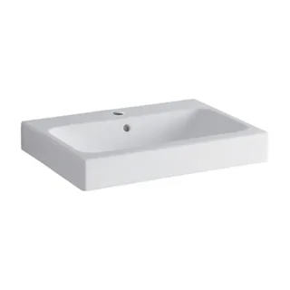 Geberit iCon Waschtisch 1240600000 60 x 48,5 cm, weiss, mit Hahnloch und Überlauf