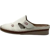 Nowaland Bequeme Damen-Pantolette mit Klettverschluss und Ziernähten Pantolette Leichte Sohle · Klettverschluss · Weiche Innensohle