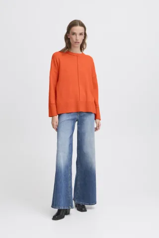 Langarm IHBALLIA Sweatshirt Loose fit