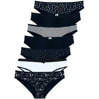 LOREZA Slip 7er Set Slips - Mix - Bunt (Packung, 7-St)