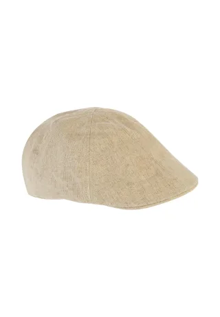 camel active - Flat Cap mit Gummizug beige - Gr. - M