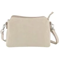 BRISE TASCHE Schultertasche Rimma – Schultertasche aus Wildleder & Nappaleder (Einzeltasche), Kombination aus Wildleder & Nappaleder, 3 Hauptfächer