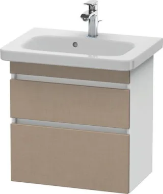 Duravit DuraStyle Waschtischunterbau wandhängend Leinen & Weiß Matt 580x368x610 mm - DS647907518 DS647907518