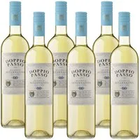 Doppio Passo Wein Doppio Passo Alternativa Bianco 0,0% (6x 0,75l), 6 x, Alkoholfreier italienischer Weißwein mit frischem Charakter